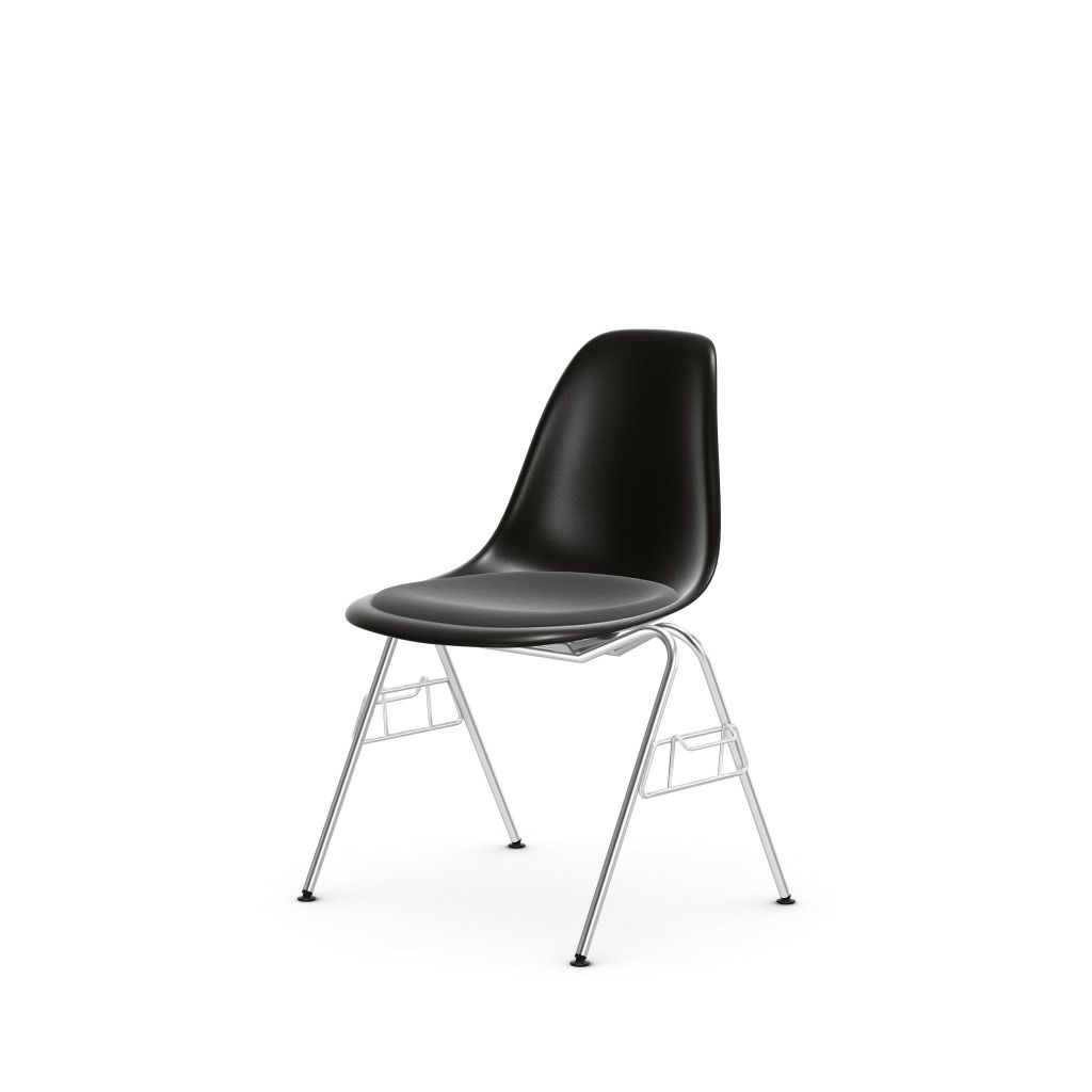 Plastic Side Chair DSS mit Sitzpolster