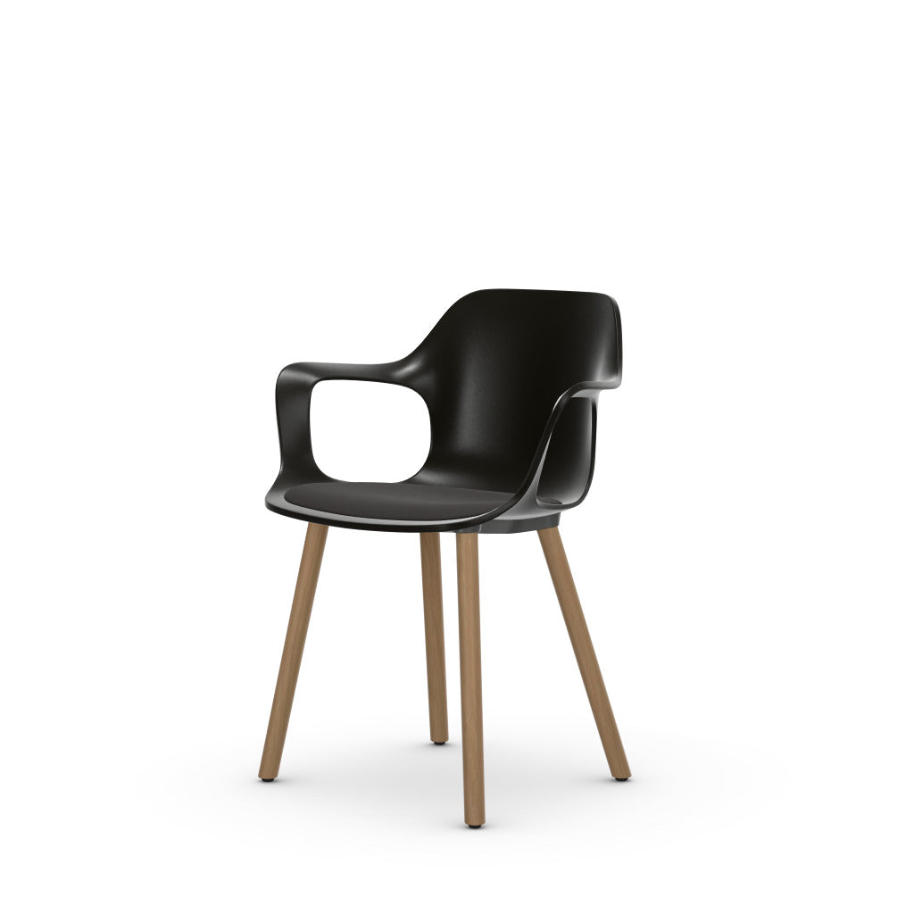 The picture of product HAL RE Armchair Wood mit Sitzpolster