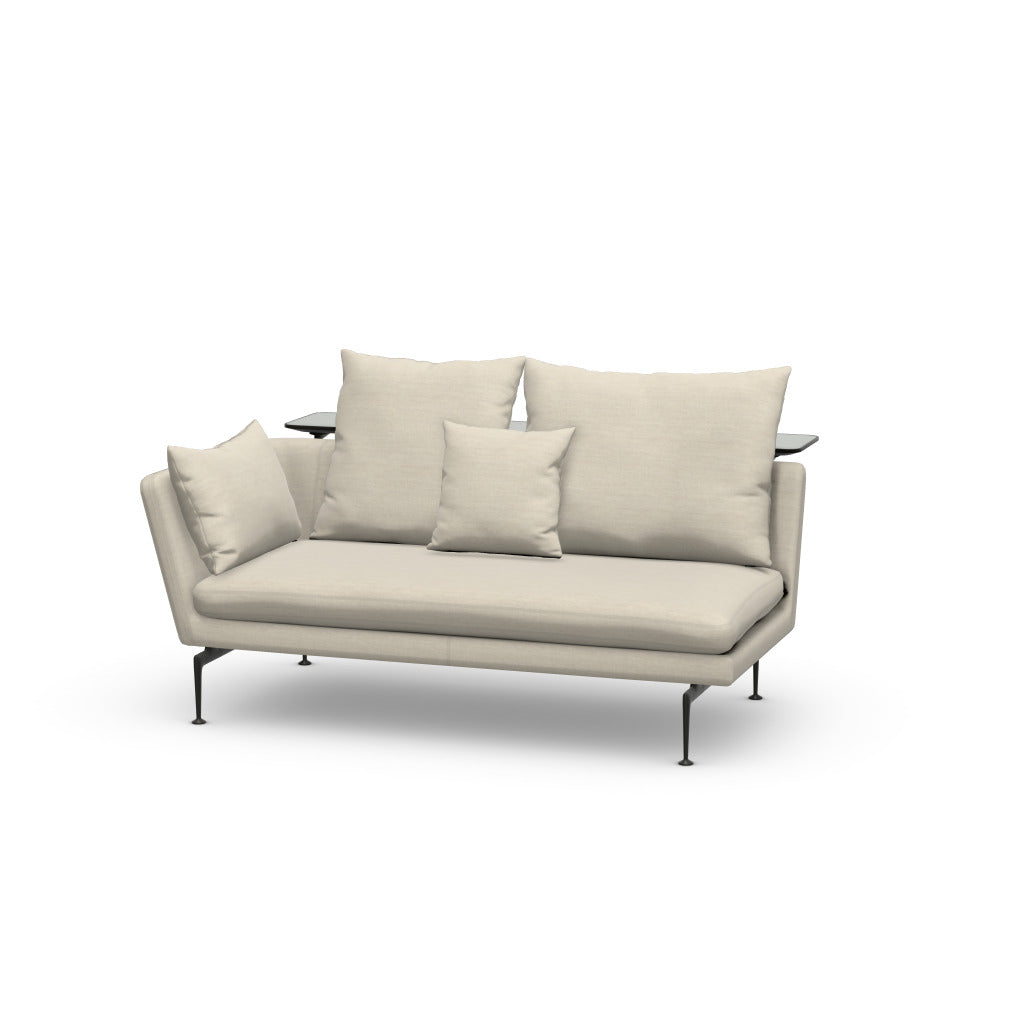 SUI 2-seat Sofa open, firm w/o back cush