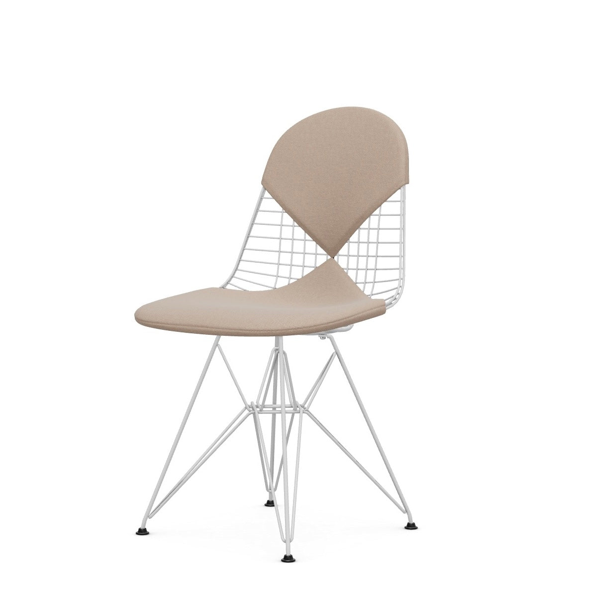 Eames Wire Chair DKR - Avec assise et dossier rembourrés