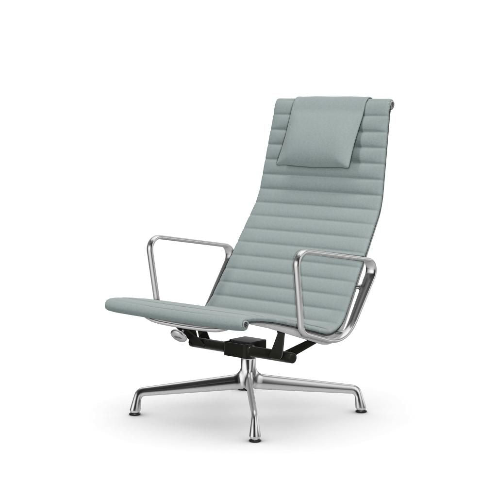 Aluminium Chair EA 124 - Lounge mit Ottoman EA 125