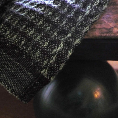 Linen Cloth - Black-Aspen Green