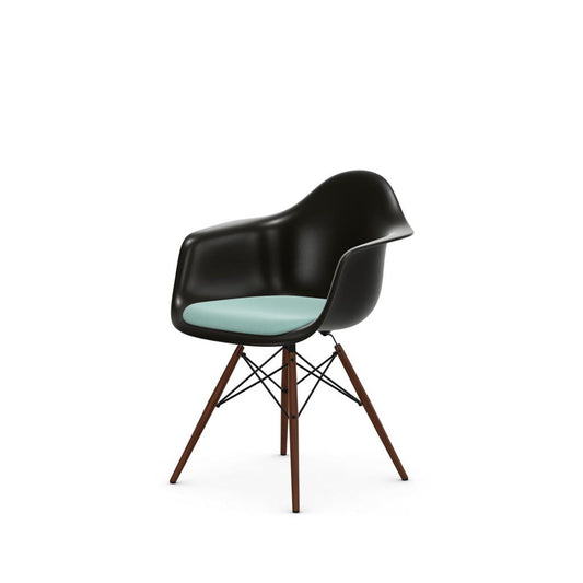 Eames Plastic Armchair DAW, mit Sitzpolster