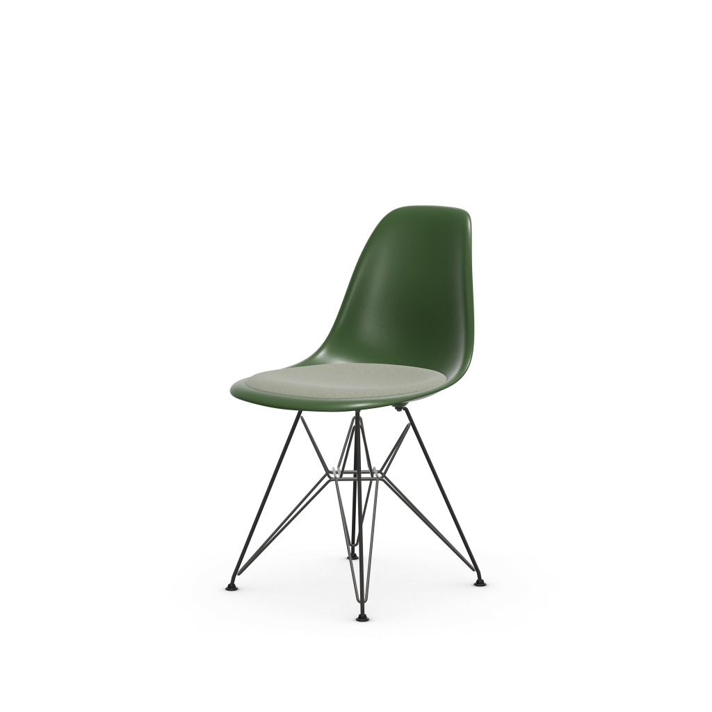 Eames Plastic Side Chair DSR - mit Sitzpolster