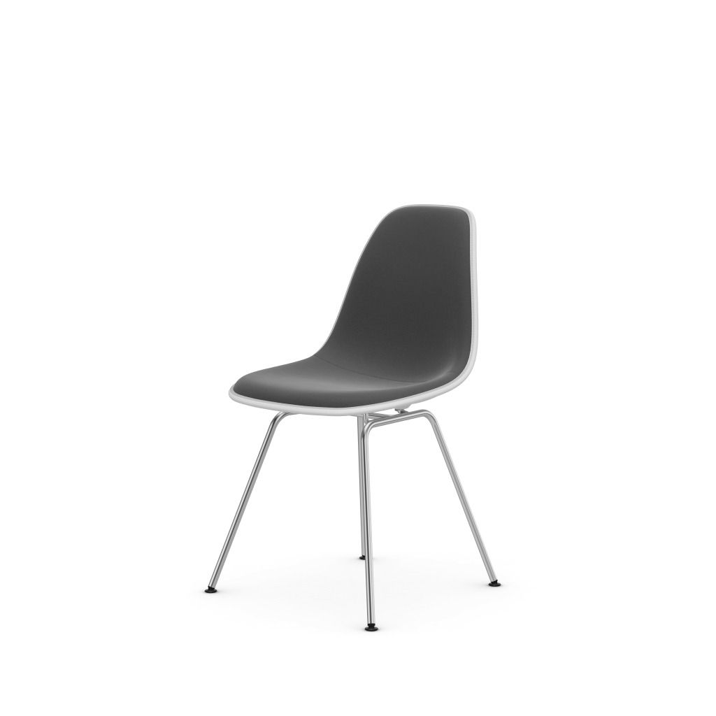 Eames Plastic Side Chair DSX mit Vollpolster