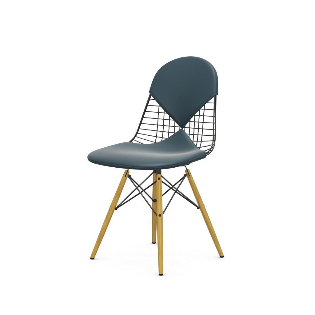 Eames Wire Chair DKW - Mit Sitz- und Rückenpolster