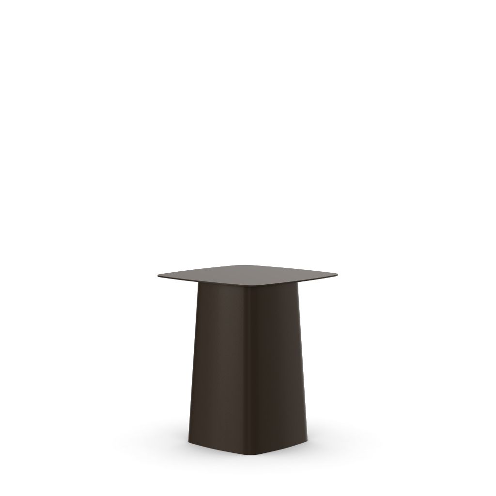 The picture of product Bour.,Metal Side Table,klein,choc./choc.