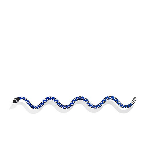 The picture of product GIR Metal Wall Relief, Magic Snake