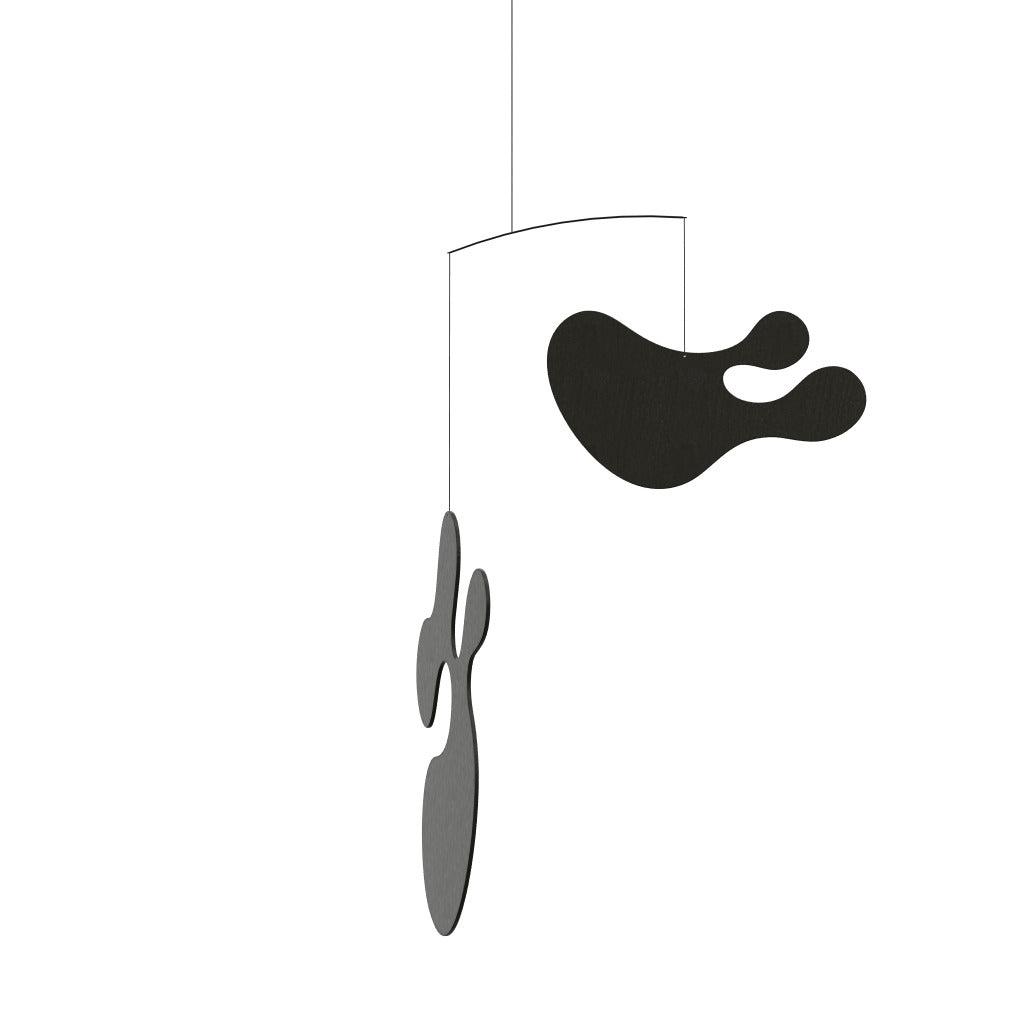 The picture of product Eames Plywood Mobile Model C schwarz