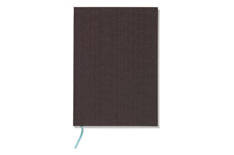 Notebook Hardcover A4 - Graph anthracite/green mint
